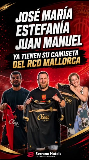 👕 Getting the 2026/27 RCD MALLORCA JERSEY is VERY EASY ❤️ FOLLOW US! #SerranoHotels 🔴⚫