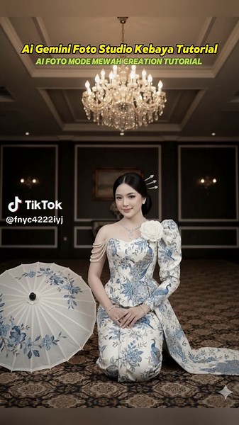 Tutorial Lengkap Foto Studio Kebaya dengan AI