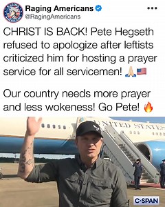 509K views · 55K reactions | GO PETE! America needs more prayer and less wokeness!  | Raging Americans | Facebook