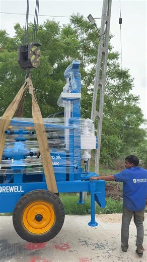 350-400 FEET DRILLING IN COMPACT SIZE | Mini Portable Hydraulic Borewell Machine!!