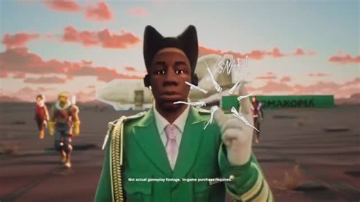 Tyler, The Creator Updates | “The wait is over. Tyler, The Creator is landing in Fortnite tonight.” via @fortnite on Twitter | Instagram