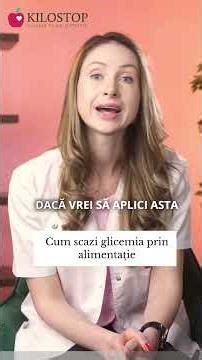 How to lower blood sugar through diet - Dr. Elena Pușca