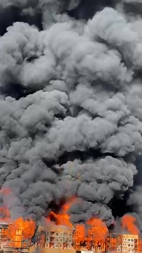 BREAKING: A major fire has sparked at an apartment complex under construction in Lehi. Multiple fire units are responding at this time. Link in comments. (Video Courtesy: Travis Cook @travis_cook_ via X) | ABC4 Utah
