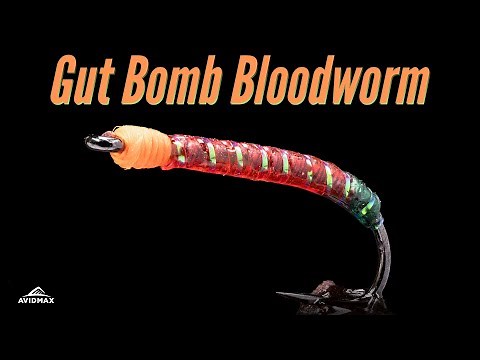 How to tie the Gut Bomb Bloodworm | Fly Tying Tutorial