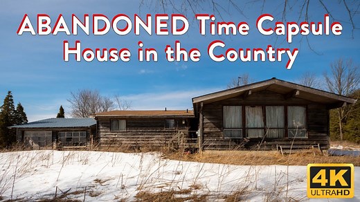 Abandoned time capsule house in the country | Everything left behind