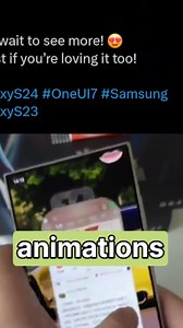 One UI 7 animations are set for a BIG change! #samsungtips #samsunggalaxy | SamMobile