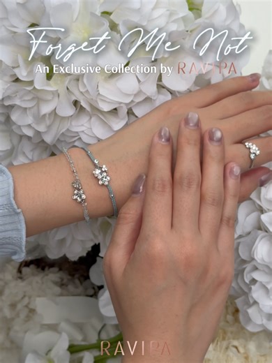 Explore the RAVIPA Forget Me Not Jewelry Collection