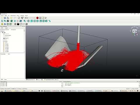 FreeCAD + LIGGGHTS DEM simple chute example