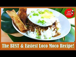 The BEST and Easiest Homemade Loco Moco Recipe!!