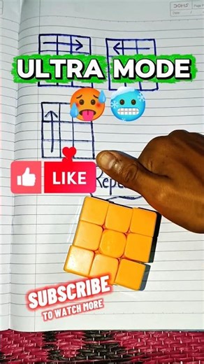 “3x3 Rubik’s Cube Arrow Trick 😱 Repeat 7 Times & Dekho Magic! 🔥” � #ViralShorts #RubiksCube #3x3Cube