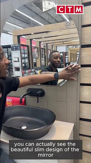 Sunset Frameless Round Mirror 900 x 900mm