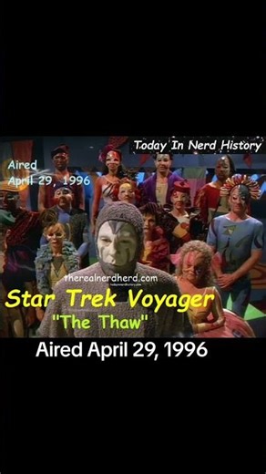 The Star Trek Voyager episode "The Thaw" aired April 29, 1996.