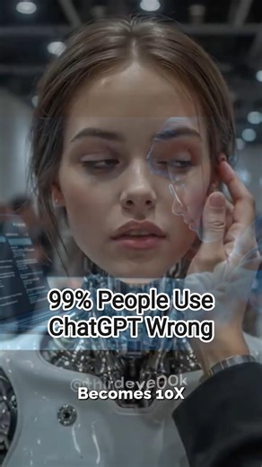 99% People Use ChatGPT Wrong 😳 #chatgpt #ai