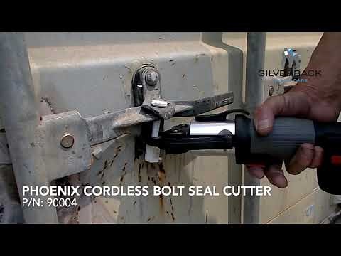 Phoenix Cordless Bolt Seal Cutter Demonstration