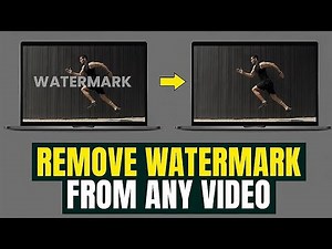 How To REMOVE WATERMARKS From VIDEO with AI : Remove Watermark from Video for FREE (No Blur)