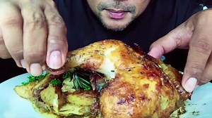 Delicious Chicken Leg Mukbang and ASMR Eating Sounds