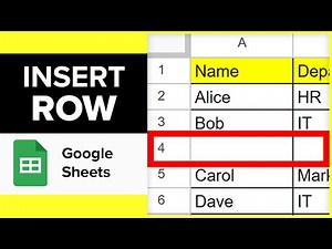 How to Insert Rows in Google Sheets [Easy Way]