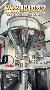 300g 500g 1kg flour powder auger filler vffs automatic bag forming filling sealing machine. #machine