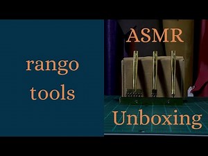 Rango Leather Tools Haul | No Talking ASMR | Leathercraft Sounds