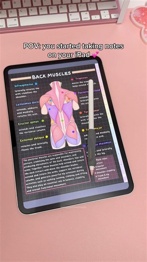 iPad note taking 💕 | aesthetic digital notes | apple pencil