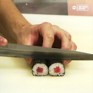 The five basics of becoming a sushi chef are as follows: Knowing how to prepare sushi rice, how to sharpen a knife, how to cut fish, how to make nigiri, and how to make a sushi roll. At the Sushi Chef Institute, you’ll learn all five under the strict instruction of a master sushi chef! | Localish