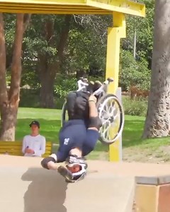 Wheelz flipping at the skatepark is WILD 🔥 | Nitro Circus