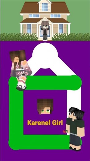 Alex Sister family unites together - minecraft animation #shorts