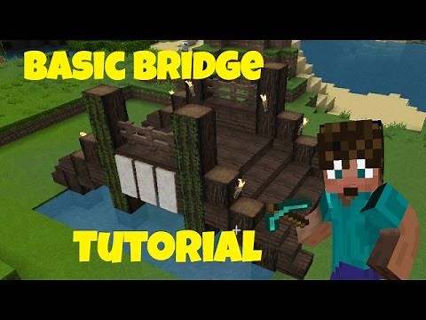 Minecraft How to Build a Bridge - Tutorial Tuesday