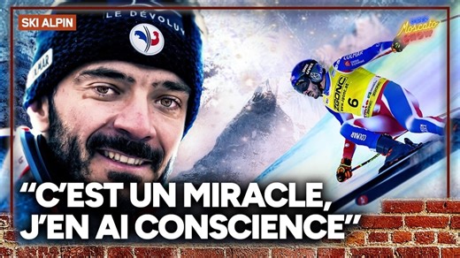 Ski alpin : Cyprien Sarrazin évoque "un miracle" après son accident