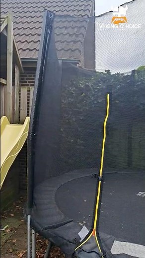 Viking Sports Trampoline Safety Net 305 cm with 6 Poles – Outdoor Protection for Safe Jumping!