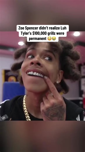 Luh Tyler’s permanent diamond grillz by Johnny Dang 💎 what are your thoughts on permanents? #luhtyler #jewelry #grillz #diamondgrillz #rap