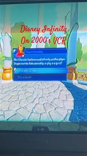 Playing Disney Infinity on 2000’s VCR