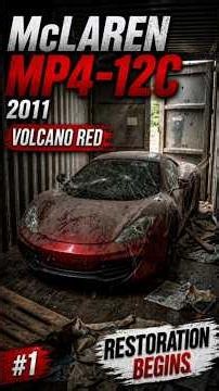 McLaren MP4-12C 2011 Volcano Red ASMR Restoration. #mclaren #mclarenmp412c #asmr #asmrvideo