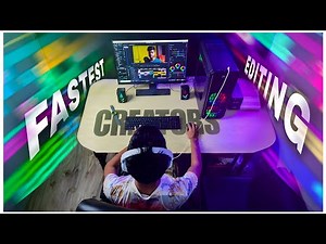 FASTEST Video Editing Workflow for CREATORS