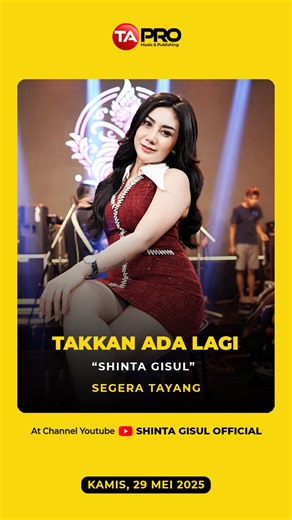 Lagu “Takkan Ada Lagi” versi @shinta.gisul siap jadi teman galau kamu berikutnya🥲 Tungguin musik videonya di Youtube Channel Shinta Gisul Official #takkanadalagi #shintagisul #dangdutkoplo #dangdut #youtubemusic #tapromusik | TA Production