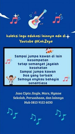 Salam & Lagu Perpisahan | PERPISAHAN SEKOLAH CERIA | Lagu Perpisahan TK SD SMP #laguanakindonesia