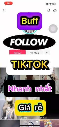 Web buff follow Tiktok nhanh nhất hiện nay, giá rẻ