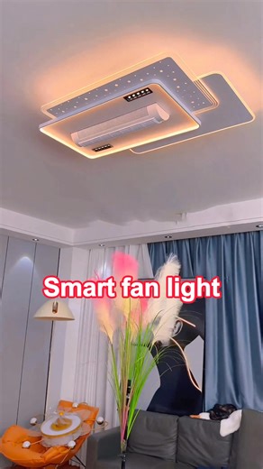 1.4M views · 7.6K reactions | Say goodbye to traditional ceiling lamps, the most popular smart bladeless fan lamp in 2025 #lamp #light #led #lightingdecor #homedecor #homedecoration #interiordesign #homeowners #interiordesigner #madeinchina #summer #art | Alead Home Intelligent | Facebook