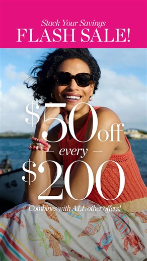 Flash Sale ‘til MIDNIGHT—$50 off $200, combines with ALL other offers! | TALBOTS