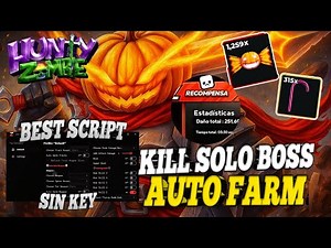 🎃 THE KILL BOSS HALLOWEEN SOLO 3:30MIN 😎 SCRIPT BRUTAL SIN KEY PARA HUNTY ZOMBIE | SCRIPT PARA ROBLO