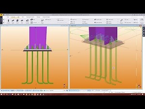 STEEL SHED MODELING IN TEKLA STRUCTURES-BASE PLATE CONNECTION WITH ANCHOR BOLT