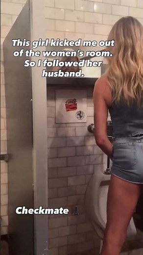 Bathroom Joke Gone Wrong 😂 #trans #comedy #shorts