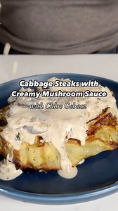 220K views · 9.5K reactions | Roasted cabbage steaks are smothered in...