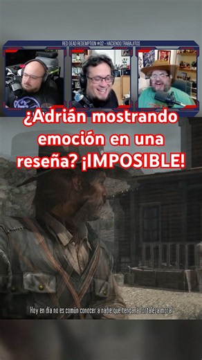 ¿Adrián mostrando emoción en una reseña? ¡IMPOSIBLE! | 3GB #gaming #ps5 #xbox #reddeadredemption