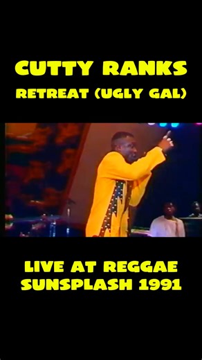 Dancehall legend Cutty Ranks performing “Retreat” at reggae Sunsplash 1991 ☀️🔥 #dancehall #reggae