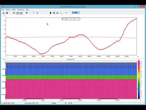 Video-lesson on gravity and magnetic survey settings in ZondGM2D software