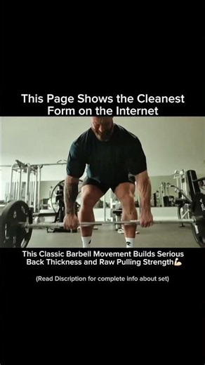 The CLEANEST Barbell rows by CBUM🤯 #shorts #cbum