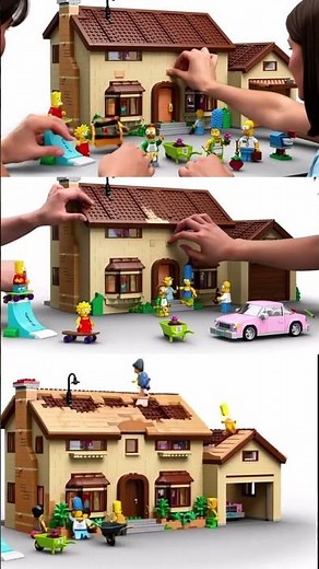 Building the ICONIC LEGO Simpsons House! 🤩
