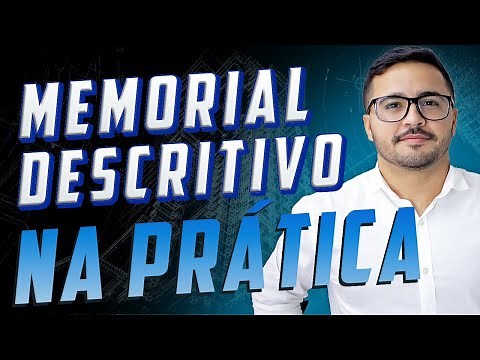 Memorial descritivo na prática com modelo gratuito para download