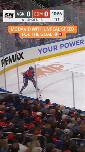 Connor McDavid Scores with Unreal Speed